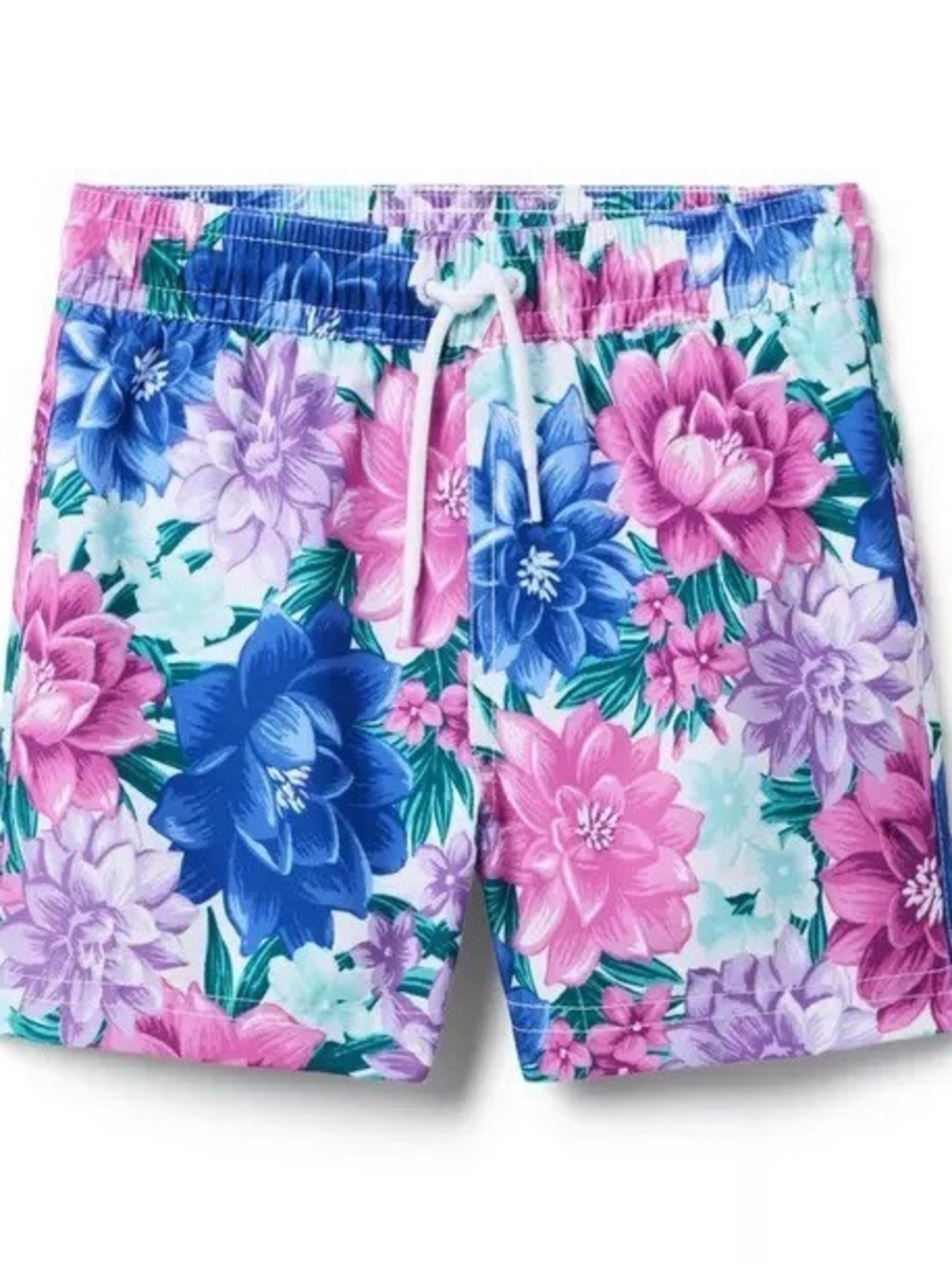 Janie & Jack | Toddler UPF 50 Floral Boy Trunks 12-18mos